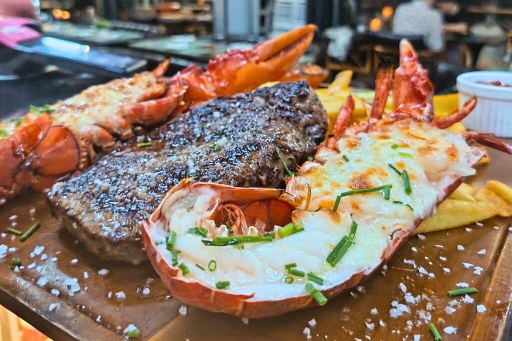 Hong Kong restaurants presenting unique dishes Surf & Turf