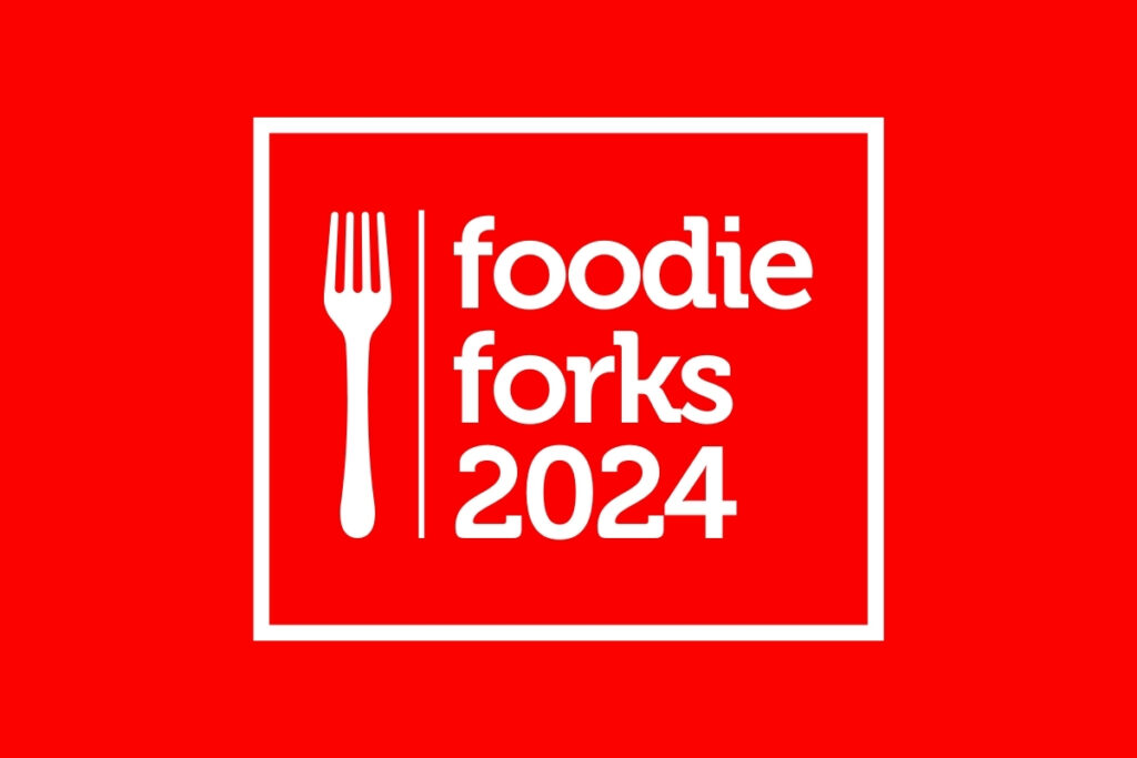 The Foodie Forks awards are back this May with a record 40 categories recognising the best of Hong Kong F&B Foodie Forks 2024 logo