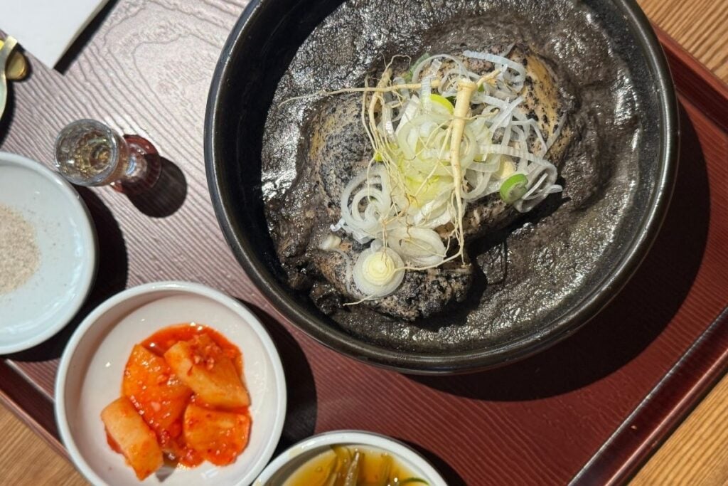 Mujung Kang Korean food in Hong Kong Gold Moon Restaurant Group black noodles