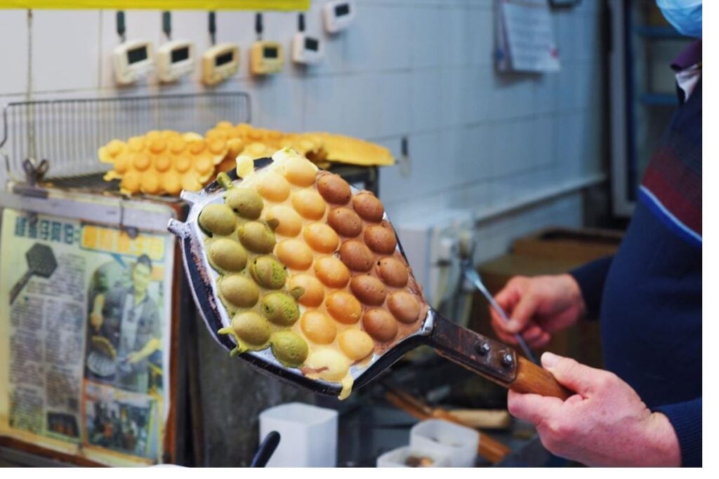 Where to find the best egg waffles for snacking on in Hong Kong 7 Hung Hom Pancake The best egg waffles in Hong Kong