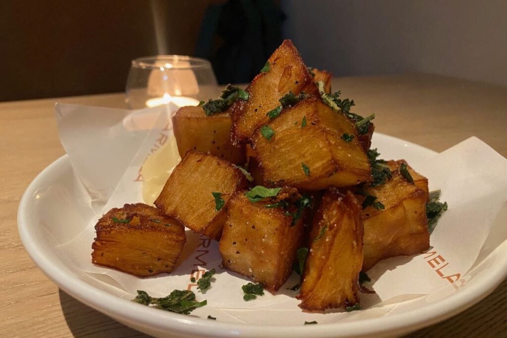 potato gratin Carmela review