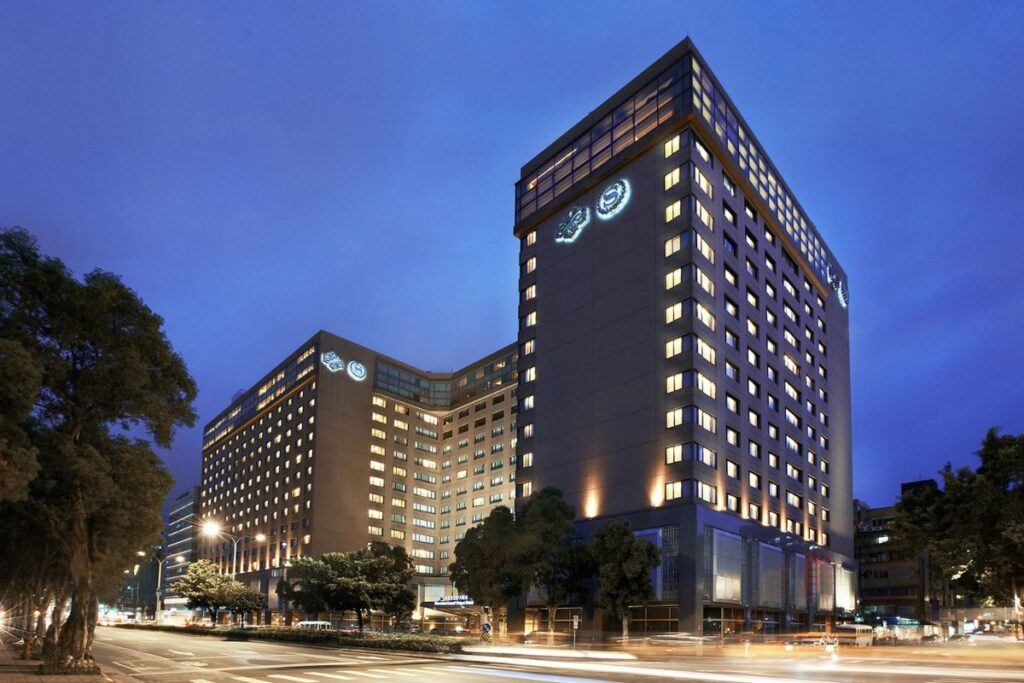 Sheraton Grand Taipei Hotel exterior shot