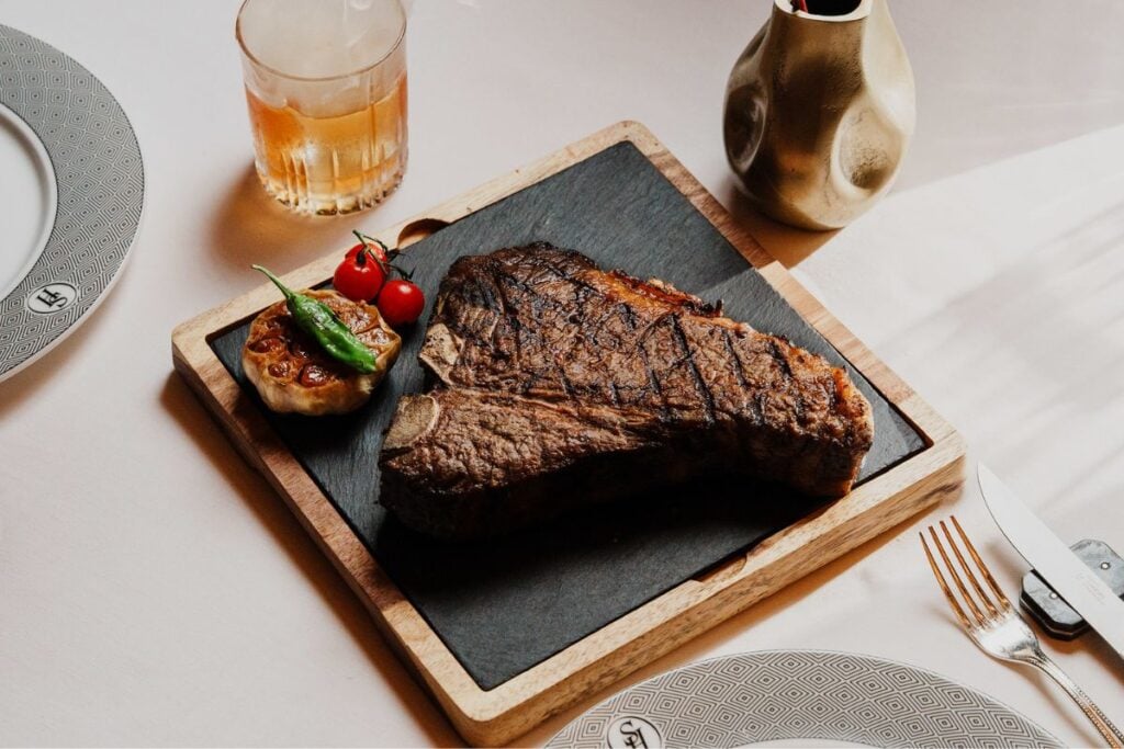 The Steak House aged-beef collection whiskey-infused steak